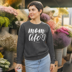 Mom Life Graphic Crewneck Sweatshirt — lifestyle hero