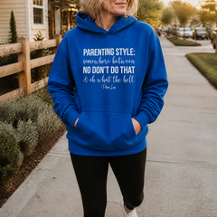 Parenting Style Graphic Hoodie — lifestyle hero