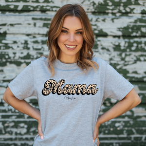 Mama Leopard Print T-Shirt