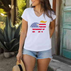 Women's Graphic V-Neck