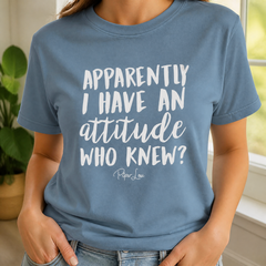 Apparently I Have An Attitude Premium Tee — lifestyle hero