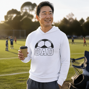 Soccer Dad Hooded Long Sleeve Tee — lifestyle hero