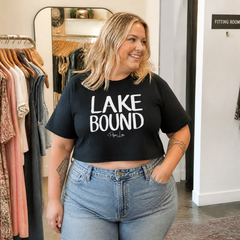 Lake Bound Cropped Boxy Tee — lifestyle hero