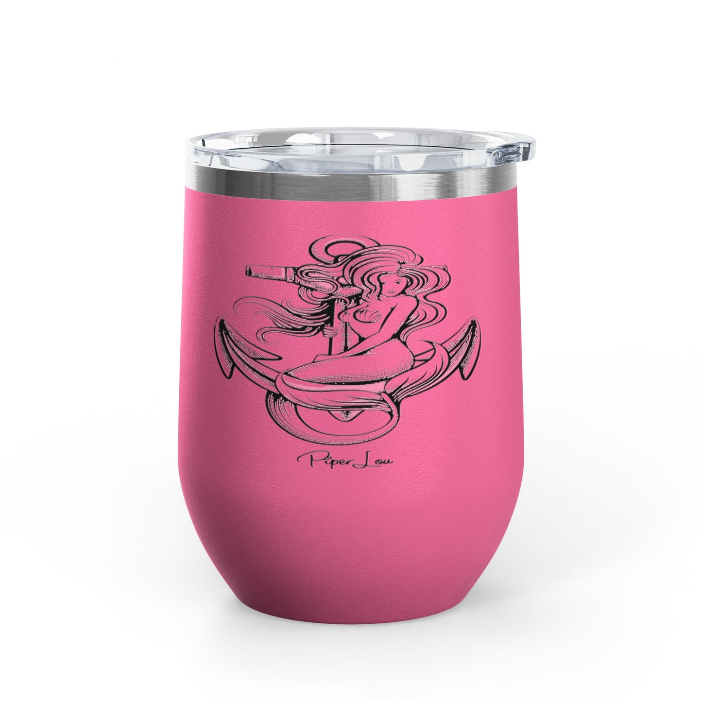 Mermaid Anchor 12oz Premium Insulated Tumbler