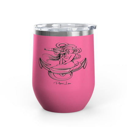 Mermaid Anchor 12oz Premium Insulated Tumbler