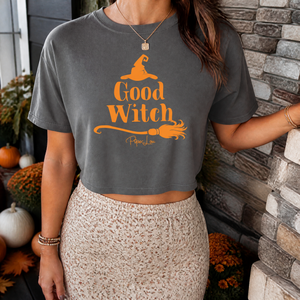 Good Witch Cropped Boxy Tee — lifestyle hero