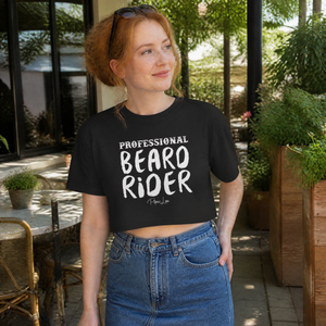 Professional Beard Rider Cropped Boxy Tee — lifestyle hero