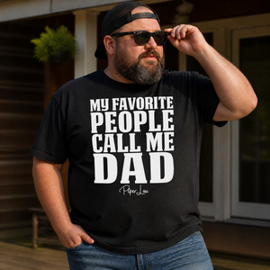 My Favorite People Call Me Dad Classic Tee — lifestyle hero