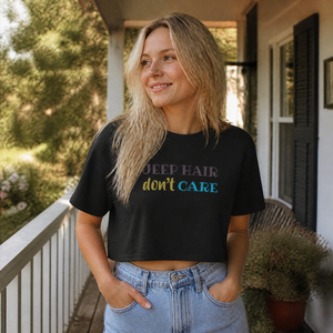 Jeep Hair, Don't Care Cropped Boxy Tee — lifestyle hero