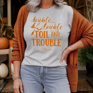 Double Double Toil And Trouble Premium Tee — lifestyle hero