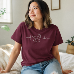 Horses EKG Classic Tee — lifestyle hero