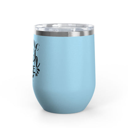 Resting Beach Face 12oz Premium Insulated Tumbler