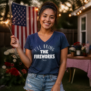 Women's Graphic V-Neck