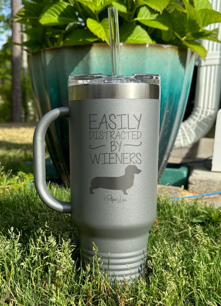 Easily Distracted By Wieners 40oz Tumbler