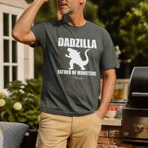 Dadzilla Father Of Monsters Premium Tee — lifestyle hero