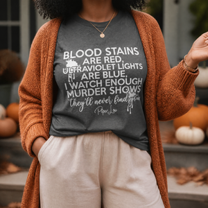Blood Stains Are Red Classic Tee — lifestyle hero