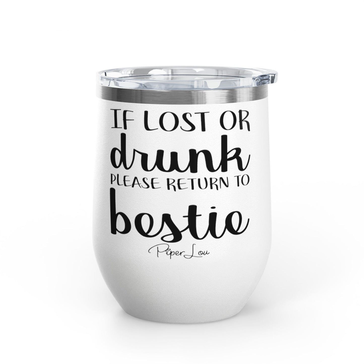 If Lost Or Drunk Return To Besite 12oz Premium Insulated Tumbler