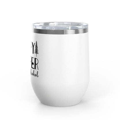 Happy Camper Fueled By Alcohol 12oz Premium Insulated Tumbler