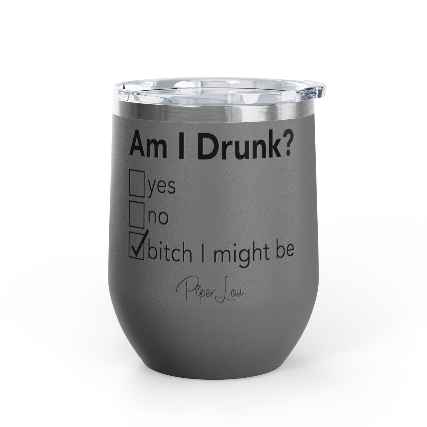 Am I Drunk Checklist 12oz Premium Insulated Tumbler