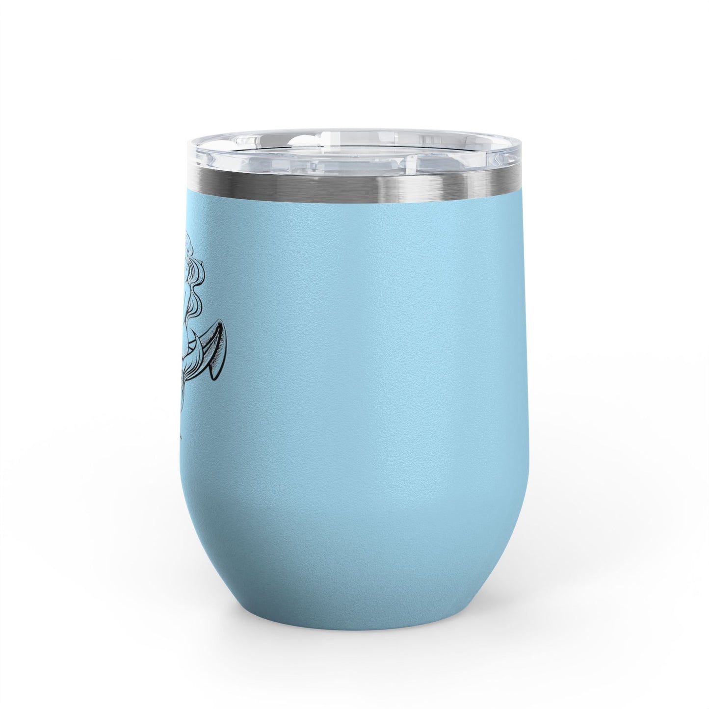 Mermaid Anchor 12oz Premium Insulated Tumbler