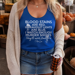 Blood Stains Are Red Tank Top — lifestyle hero