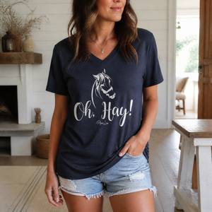 Women's Graphic V-Neck