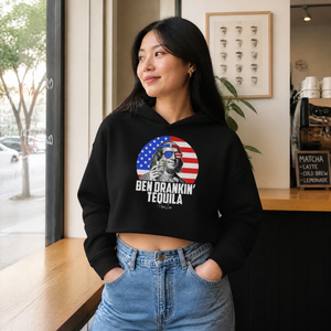 Ben Drankin Tequila Cropped Hoodie — lifestyle hero