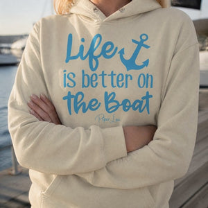 Life Is Better On The Boat Graphic Hoodie lifestyle hero