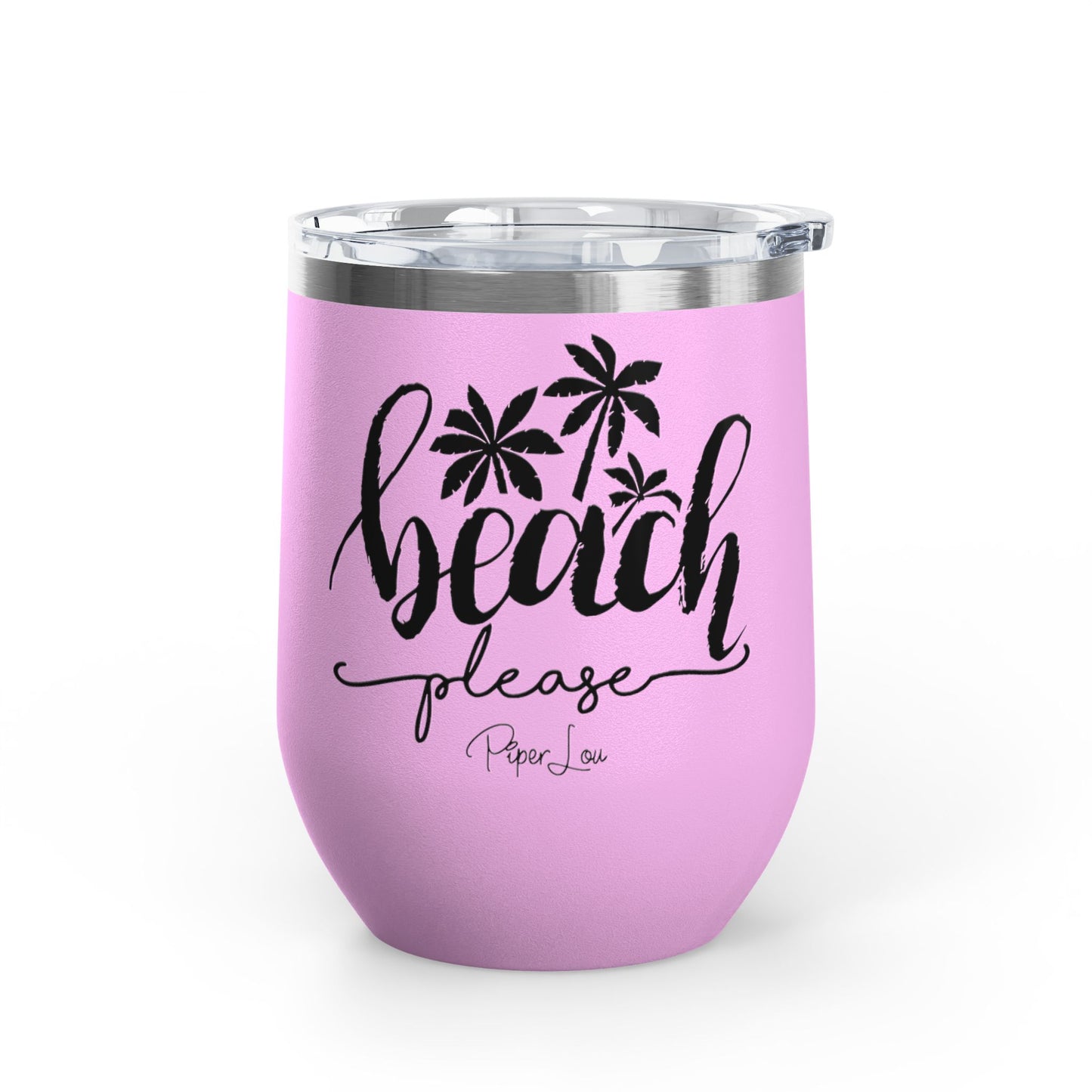 Beach Please 12oz Premium Insulated Tumbler
