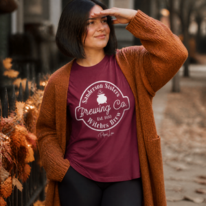 Sanderson Sisters Brewing Co Premium Tee — lifestyle hero