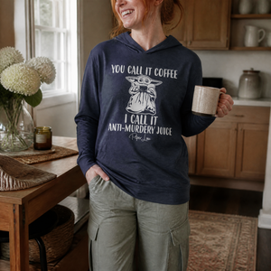 Anti Murdery Juice Hooded Long Sleeve Tee — lifestyle hero