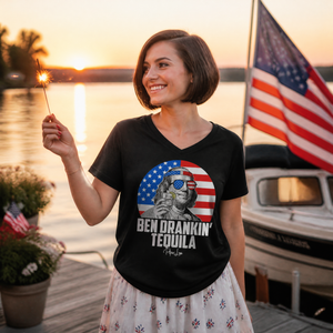 Women's Graphic V-Neck