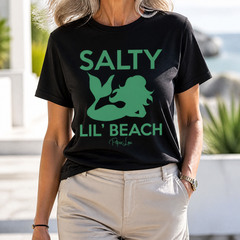 Salty Lil Beach Premium Tee — lifestyle hero