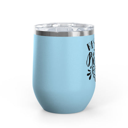Resting Beach Face 12oz Premium Insulated Tumbler