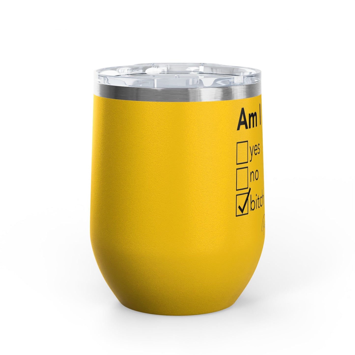 Am I Drunk Checklist 12oz Premium Insulated Tumbler