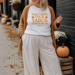 Max Likes Your Yabos Premium Tee — lifestyle hero