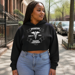 Operation Enduring Clusterfuck Nursing Cropped Hoodie — lifestyle hero