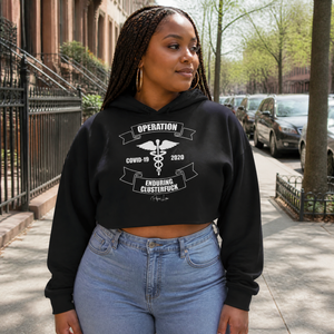 Operation Enduring Clusterfuck Nursing Cropped Hoodie — lifestyle hero