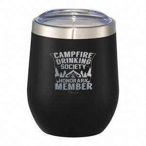 Campfire Drinking Society 12oz Wine Tumbler