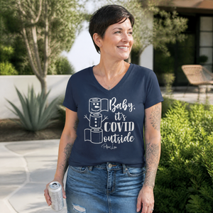 Women's Graphic V-Neck