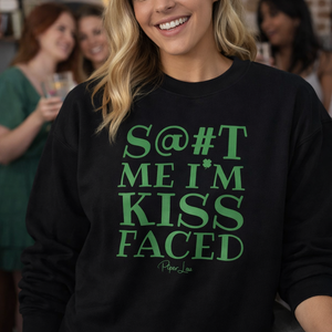 S@#t Me I'm Kiss Faced Crewneck Sweatshirt