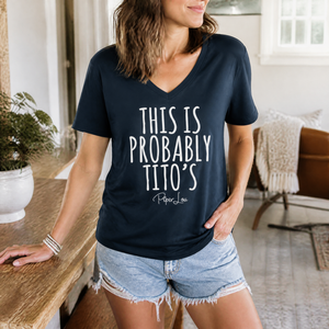 Women's Graphic V-Neck