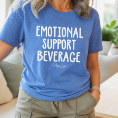 Emotional Support Beverage Classic Tee — lifestyle hero