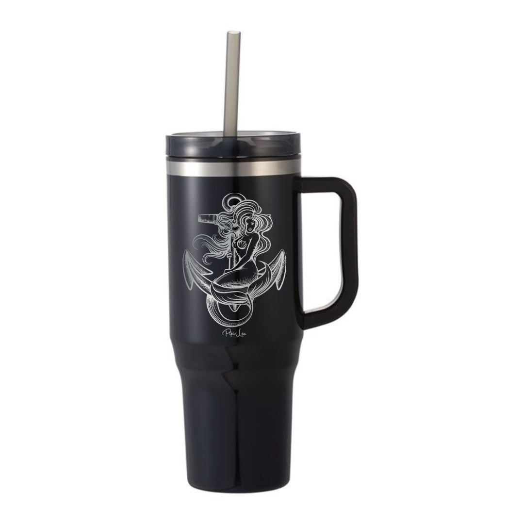 Mermaid Anchor - 40oz Traveler Lite Tumbler + Straw