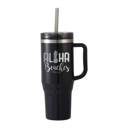 Aloha Beaches - 40oz Traveler Lite Tumbler + Straw