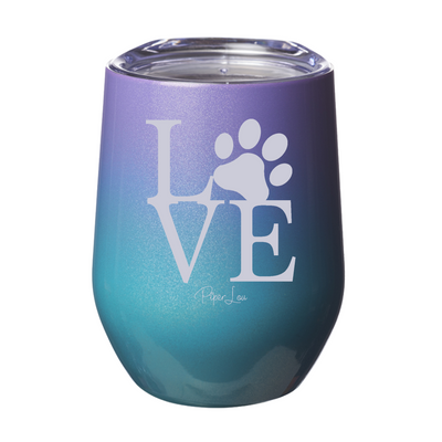 30% OFF | LOVE Paw Print Laser Etched Tumbler