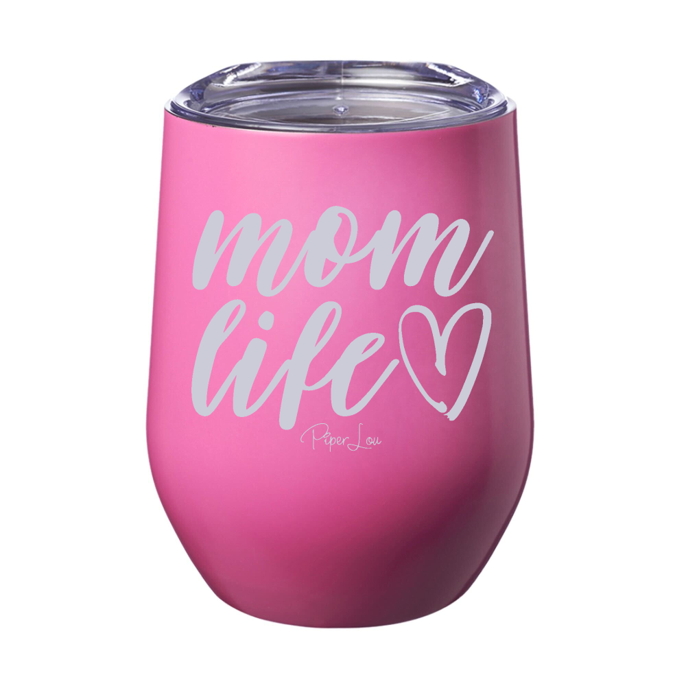 $15 Mother's Day Collection | Mom Life 12oz Stemless Wine Cup