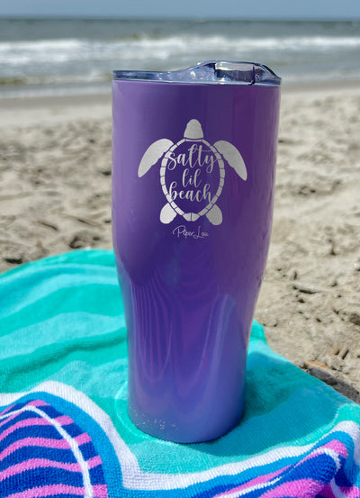 Salty Lil Beach Sea Turtle Laser Etched Tumbler