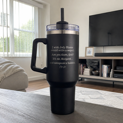 Are You There, God? It's Me, Margaret... And Menopause Is Bullsh*t — 40oz Engraved Travel Tumbler — lifestyle hero