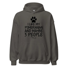 I Like My Pomeranian And Like Three People - Graphic Hoodie